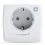 Homematic IP Dimmer-Steckdose – Phasenabschnitt, Smart Home, digitaler Zwischenstecker dimmt Leuchten per App, Alexa & Google Home, Energie sparen, max. Schaltleistung 80VA, 150327A0