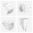 EIGHTREE Smart WLAN Steckdose, Smart Home WiFi Steckdose mit Stromverbrauch Messen, Zeitplan, Fernzugriff, TÜV Zertifiziert, 16A, Funktioniert mit Alexa, Google Home, SmartThings, 4er Pack