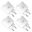 Alexa Steckdose WLAN mit Strommessung 16A ANTELA Smart Steckdose kompatibel mit Google Home, Stromverbrauch Messen, Smart Life APP, 2,4GHz, 4 PCs