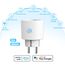 ANTELA WLAN Smart Steckdose mit Strommessung 16A, Smart Home Steckdose kompatibel mit Alexa/Google Home, Stromverbrauch Messen, Sprachsteuerung, APP Fernsteuerung, 2,4GHz, 4 PCs