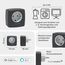 Homematic IP Smart Home Schalt-Mess-Steckdose - anthrazit, Steckdose misst Strom, digitaler Zwischenstecker Steuerung per App, Alexa & Google Assistant, Energie sparen, 161599A0
