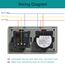 BSEED WLAN Lichtschalter(Neutralleiter Erforderlich), 1 Fach 1 Weg wifi Schalter mit Non-Wifi Steckdose USB C aus Glas, Smart Schalter Kompatibel mit Alexa/Tuya/Google Home/SAMRT LIFE, Grau