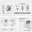 Homematic IP Dimmer-Steckdose – Phasenabschnitt, Smart Home, digitaler Zwischenstecker dimmt Leuchten per App, Alexa & Google Home, Energie sparen, max. Schaltleistung 80VA, 150327A0