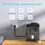 EIGHTREE 16A 3680W Smart Plug mit Stromverbrauch Messgerät, Sprachsteuerung und Timer für Smart Home, Kompatibel mit Alexa und Google Assistant, 2.4GHz WiFi