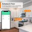 ANTELA WLAN Smart Steckdose, Stromverbrauch Messen, kompatibel mit Alexa und Google Home, Sprachsteuerung, APP Fernsteuerung, Zeitplan, 2,4GHz, 16A, 2 Stück