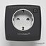 Homematic IP Smart Home Schalt-Mess-Steckdose - anthrazit, Steckdose misst Strom, digitaler Zwischenstecker Steuerung per App, Alexa & Google Assistant, Energie sparen, 161599A0