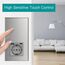 BSEED WLAN Lichtschalter(Neutralleiter Erforderlich), 1 Fach 1 Weg wifi Schalter mit Non-Wifi Steckdose USB C aus Glas, Smart Schalter Kompatibel mit Alexa/Tuya/Google Home/SAMRT LIFE, Grau