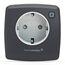 Homematic IP Smart Home Schalt-Mess-Steckdose - anthrazit, Steckdose misst Strom, digitaler Zwischenstecker Steuerung per App, Alexa & Google Assistant, Energie sparen, 161599A0