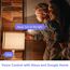 ANTELA WLAN Smart Steckdose Alexa 16A Stromverbrauch Messen kompatibel mit Google Assistant, Sprachsteuerung, Kinderschutz, APP Fernsteuerung, 2,4GHz, 3680W, 2 PCs