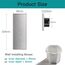 BSEED Smart Alexa Schalter mit Rolladenschalter,1 Fach Smart WiFi Touch Lichtschalter Fernbedienung mit Smart Life/Tuya APP,Doppelt Jalousieschalter Kompatibel mit Alexa und Google Home Grau