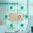 BSEED WLAN Lichtschalter(Neutralleiter Erforderlich), 2 Fach 1 Weg wifi Schalter mit Non-Wifi Steckdose aus Glas, Smart Schalter Kompatibel mit Alexa/Tuya/Google Home/SAMRT LIFE, Gold