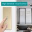 BSEED Smart Alexa Schalter mit Rolladenschalter,1 Fach Smart WiFi Touch Lichtschalter Fernbedienung mit Smart Life/Tuya APP,Doppelt Jalousieschalter Kompatibel mit Alexa und Google Home Gold
