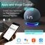 BSEED Smart Alexa Lichtschalter aus Glas, WiFi Touch Wandschalter 1 Fach 1 Weg+ 3 Fach 1 Weg (Neutralleiter Erforderlich), Alexa/Tuya/Google Home-kompatible 157mm * 86mm Grau