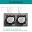 BSEED Smart Alexa Lichtschalter aus Glas, WiFi Touch Wandschalter 1 Fach 1 Weg+ 3 Fach 1 Weg (Neutralleiter Erforderlich), Alexa/Tuya/Google Home-kompatible 157mm * 86mm Weiß