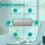 BSEED Smart Alexa Schalter mit Rolladenschalter,3 Fach Smart WiFi Touch Lichtschalter Fernbedienung mit Smart Life/Tuya APP,Doppelt Jalousieschalter Kompatibel mit Alexa und Google Home Grau