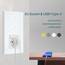 BSEED WLAN Lichtschalter(Neutralleiter Erforderlich), 2 Fach 1 Weg wifi Schalter mit Non-Wifi Steckdose USB C aus Glas, Smart Schalter Kompatibel mit Alexa/Tuya/Google Home/SAMRT LIFE, Weiß
