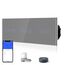 BSEED Smart Alexa 3 Fach Dimmer Lichtschalter,Kompatibel mit Tuya/Google Home/SAMRT LIFE Weiß,Verdreifachen Dimmerschalter mit Touch Panel Grau,APP Fernbedienung und Timer Funktion