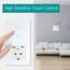 BSEED WLAN Lichtschalter(Neutralleiter Erforderlich), 2 Fach 1 Weg wifi Schalter mit Non-Wifi Steckdose USB C aus Glas, Smart Schalter Kompatibel mit Alexa/Tuya/Google Home/SAMRT LIFE, Weiß