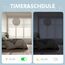 BSEED Doppelt Wifi Smart Rolladenschalter Kompatibel mit Alexa/Google Home/Smart Life Jalousienschalter Touch Panel, APP Fernbedienung und Timing Funktion Grau