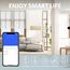 BSEED Smart Alexa Tripel Rolladenschalter,Fernbedienung mit Smart Life APP, Kompatibel mit Alexa und Google Home,Tripel Jalousieschalter mit Touch Panel Gold,APP Fernbedienung und Timing Funktion