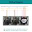 BSEED WLAN Lichtschalter(Neutralleiter Erforderlich),3 Fach 1 Weg Schalter mit 2 Non-Wifi Steckdose aus Glas, Wifi Schalter Kompatibel mit Alexa/Tuya/Google Home/SAMRT LIFE, Gold