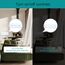 BSEED smart Alexa Doppelt Schalter mit Rolladenschalter, 3 Fach Touch Lichtschalter Fernbedienung mit Smart Life/Tuya APP, Jalousieschalter Kompatibel mit Alexa und Google Home Weiß