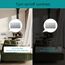BSEED WIFI Berühren Dimmer Wandschalter 1 Fach 1 Weg mit 3 Fach 1 Weg WIFI Berühren Rolladen Schalter kompatibel mit Alexa und Google Home (Neutralleiter erforderlich) Grau