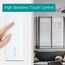BSEED Smart Alexa Doppelt Schalter mit Rolladenschalter,2 Fach Smart WiFi Touch Lichtschalter Fernbedienung mit Smart Life/Tuya APP,Jalousieschalter Kompatibel mit Alexa und Google Home Weiß