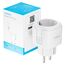 UPXNBOR Smart Steckdose, 16A Smart Home WLAN Steckdose mit Strommessung, Alexa Socket Funktioniert mit Alexa, Google Home, Timer & APP Fernzugriff, Kein Hub notwendig, Nur 2.4GHz WiFi (1er Pack)