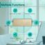 BSEED Drei Fach Smart Alexa Lichtschalter aus Glas, WiFi Touch Wandschalter 3 Fach 1 Weg (Neutralleiter Erforderlich), Alexa/Tuya/Google Home-kompatible 228mm * 86mm Gold