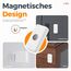 TESSAN Funksteckdosen mit Fernbedienung Set, 3 Steckdosen mit 1 Handsender, Reichweite 30,5 M Ferngesteuerte Stecker für Innen Deko, Haushaltsgeräte und Lampe, 3600 W, Grau