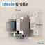 Shelly Pro EM 50A - WLAN & LAN Smart Energiezähler, 2 Kanäle auf 1 Phase, 2A Potentialfreie Kontakte, 4-Quadranten-Messung, Photovoltaik, IEC 62053-21, Kein Hub Erforderlich, Datenspeicherung