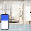 BSEED WLAN Rollladenschalter Smart Lichtschalter (Neutralleiter Erforderlich) Alexa und Google Home Work mit Tuya WIfI Schalter aus Glas Weiß