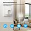 UPXNBOR Smart Steckdose, 16A Smart Home WLAN Steckdose mit Strommessung, Alexa Socket Funktioniert mit Alexa, Google Home, Timer & APP Fernzugriff, Kein Hub notwendig, Nur 2.4GHz WiFi (1er Pack)