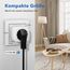 HBN Smart WLAN-Steckdose mit Verbrauchsmessung, 2er Set Smart Home WiFi Steckdose mit APP Intelligente Schaltsteckdose, 10A, Kompatibel mit Alexa & Google Home