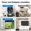 HBN Smart WLAN-Steckdose mit Verbrauchsmessung, Smart Home WiFi Steckdose mit APP Intelligente Schaltsteckdose, 10A, Kompatibel mit Alexa & Google Home, 1 Stück