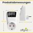 Offgridtec Überspannungsschutz Schuko Adapter 16A 3680W, Einstellbarer 170–265V Spannungsschutz, LCD-Display, Automatische Über-/Unterspannung Abschaltung, Intelligenter Neustartverzögerung