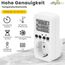 Offgridtec Temperaturregler für Steckdose, Digitalanzeige, Externer Sensor 50cm, Heiz- & Kühlmodi, Zeitschaltfunktion, Plug & Play, Präzise Temperaturkontrolle, Energieeffizient