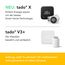tado Smartes Heizkörperthermostat X – Trio Pack, Heizungssteuerung per App und Smart Speaker (Alexa, Siri, Google Assistant), Energie sparen, DIY Installation