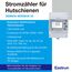 Eastron SDM630Modbus-V3 Drehstromzähler digitaler Stromzähler für Hutschiene, Multifunktional, Bidirektional mit 2x S0, RS485 Modbus-RTU