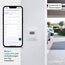 Homematic IP Temperatur- und Luftfeuchtigkeitssensor mit Display – innen, Smart Home, steuert Heizkörper/Fußbodenheizung per App, Alexa, Google Home, Temperaturmessung, Energie sparen, 150180A0