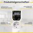 Offgridtec Digitaler Timer-Steckdosenadapter mit LCD-Display, Schuko-Stecker-Timer mit 18 konfigurierbaren Programmen, Zufalls- & Countdown-Modus, manueller/automatischer Steuerung, 230V 16A 3680W