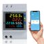 BOSYTRO Stromzähler Hutschiene 1 Phasig, Wifi Smart Stromzähler AC40-300V 100A 6 in 1 Multifunktionaler Wechselstromzähler KWh Zähler, Digitaler stromzähler DIN, Geschlossenem Typ CT