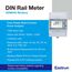 EASTRON SDM630 MODBUS-MID V2 Stromverbrauchsmesser - 1/3 Phasen Stromzähler Hutschiene - Strommessgerät - Drehstromzähler - Modbus RS485 RTU, 100A kWh, Impulszähler & beleuchtetes LCD-Display