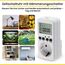Offgridtec Digitaler Timer-Schalter mit Dämmerungssensor, 4 Modi, Einstellbare Helligkeit 0–99, Countdown, Auto EIN/AUS & Immer-EIN, Energiesparende Hausautomatisierung (230V 50Hz, 16A 3680W)