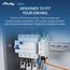 Shelly Pro 3EM (120A) V2 | WLAN & LAN DIN-Schiene 3-Phasen Energiezähler | Echtzeit-Überwachung | kein Relais-Schalter | Kein Hub Erforderlich | Solarpanels | PV-Systeme | Wirkenergie der Klasse B