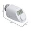 eqiva 5er Set Elektronik-Heizkörperthermostat Model N mit Boost-Funktion und leisem Kompaktgetriebe