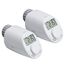 eqiva Elektronik-Heizkörperthermostat Model N, 2er-Set, Weiß