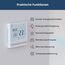 BEOK CONTROLS Thermostat Fussbodenheizung, Raumthermostat Fußbodenheizung WLAN für Wasser Heizung, Intelligent Kompatibel mit Alexa, Tuya Smart Life APP 3A TOL47WIFI