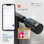 Homematic IP Heizkörperthermostat – Evo, anthrazit, Smart Home, digitaler Thermostat Heizung, Steuerung per App, Alexa, Google Home, einfache Installation, Energie sparen, 158419A0
